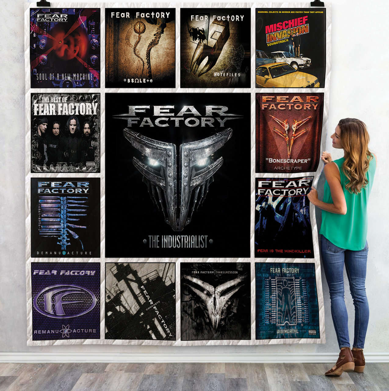 Fear Factory Albums Quilt Blanket