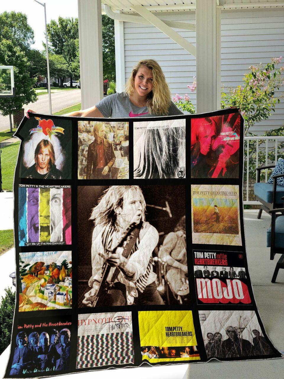 Tom Petty Albums Quilt Blanket