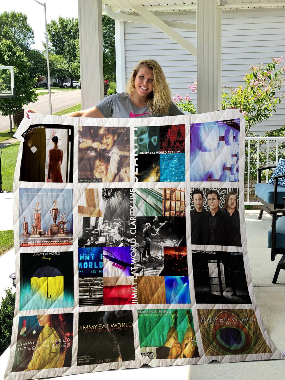 Jimmy Eat World Albums Quilt Blanket