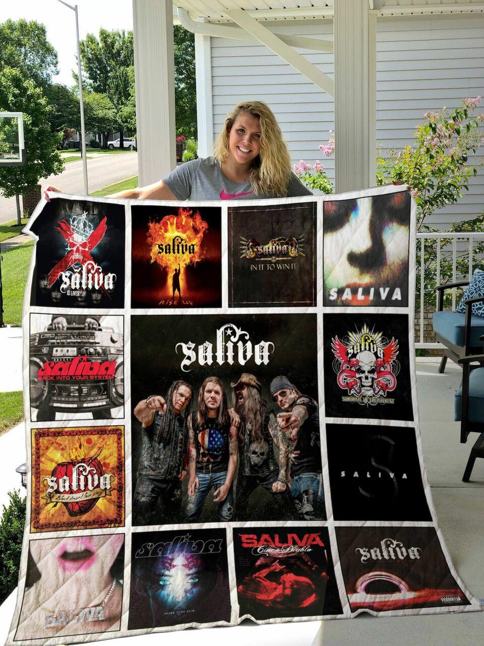 Saliva Albums Quilt Blanket