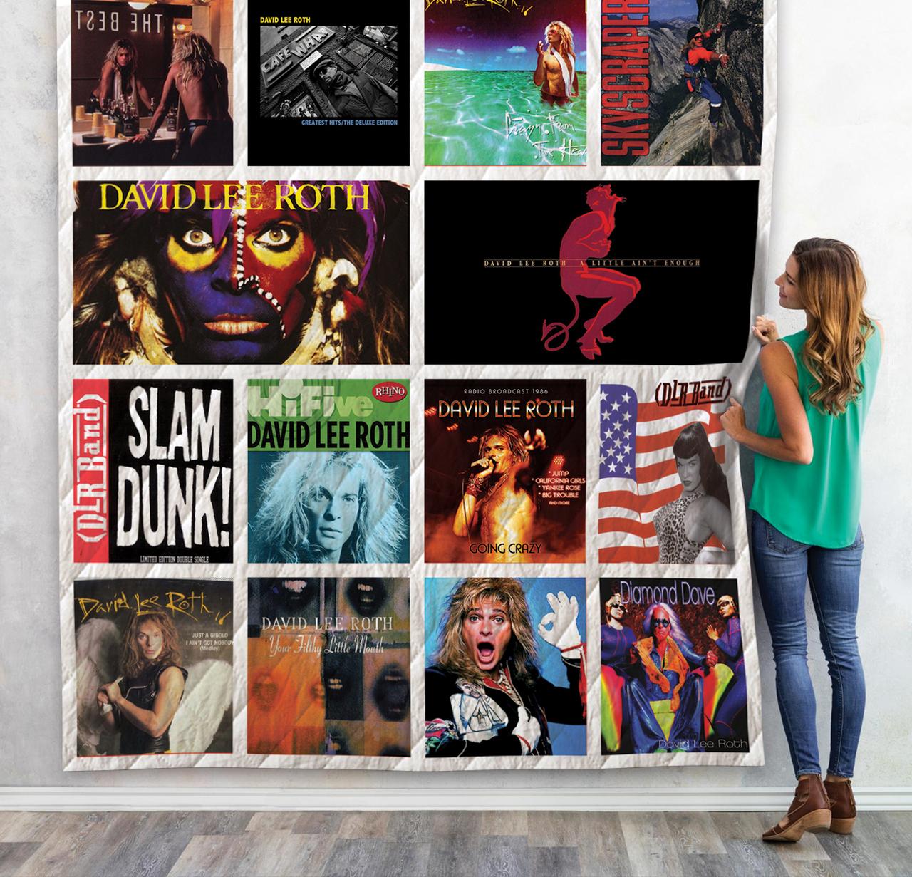 David Lee Roth Albums Quilt Blanket For Fans