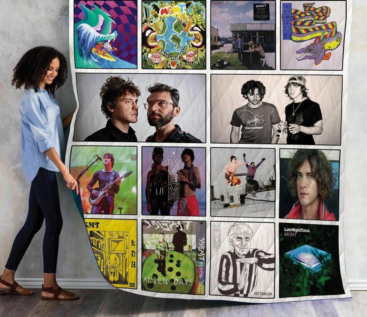 Mgmt Albums Quilt Blanket