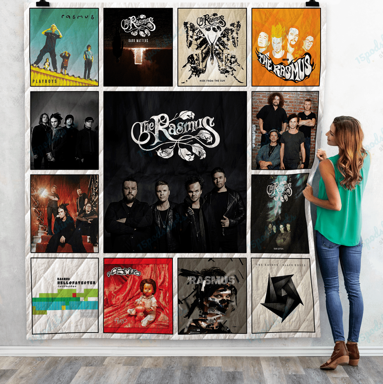 The Rasmus Albums Quilt Blanket