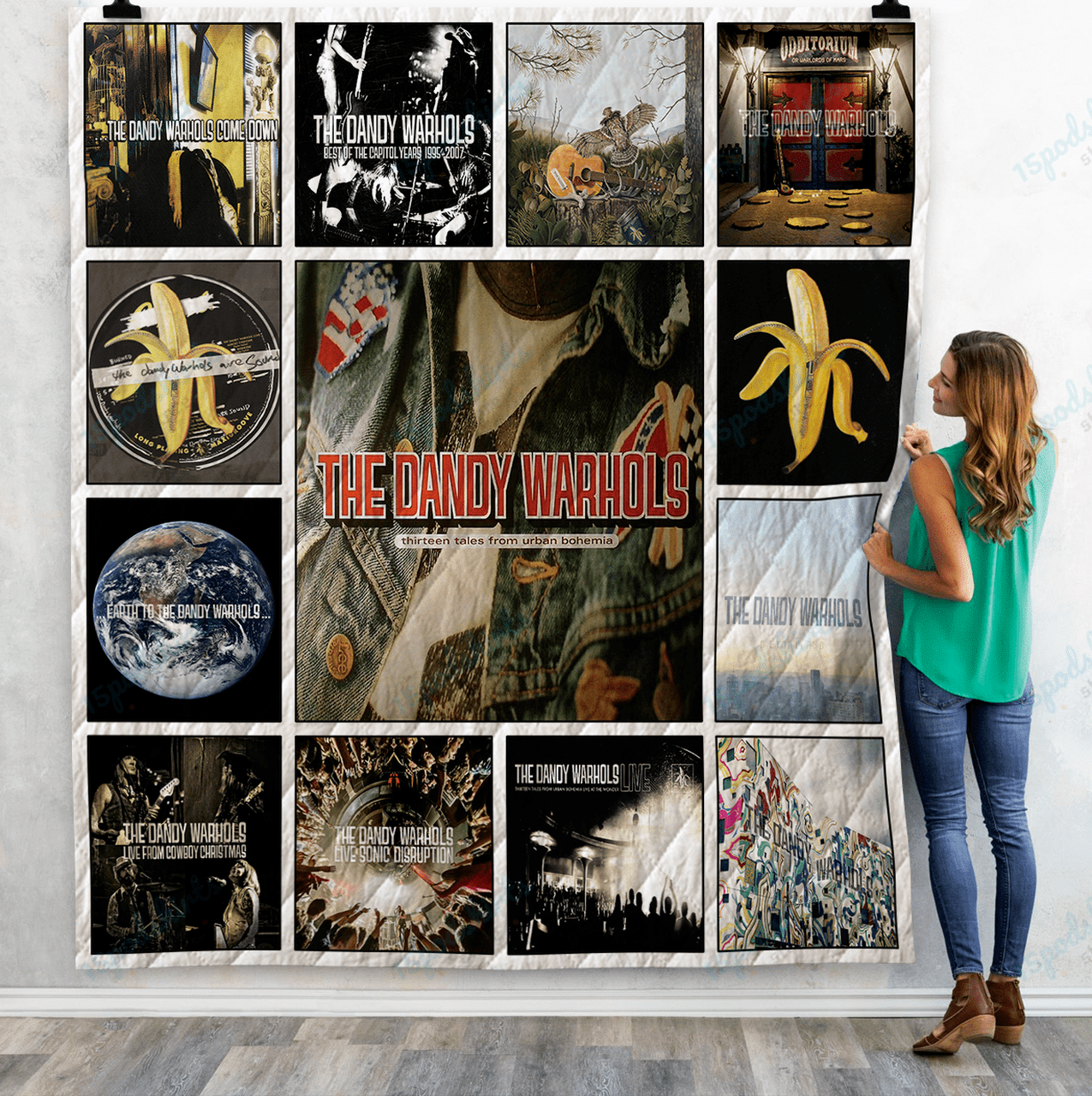 The Dandy Warhols Albums Quilt Blanket