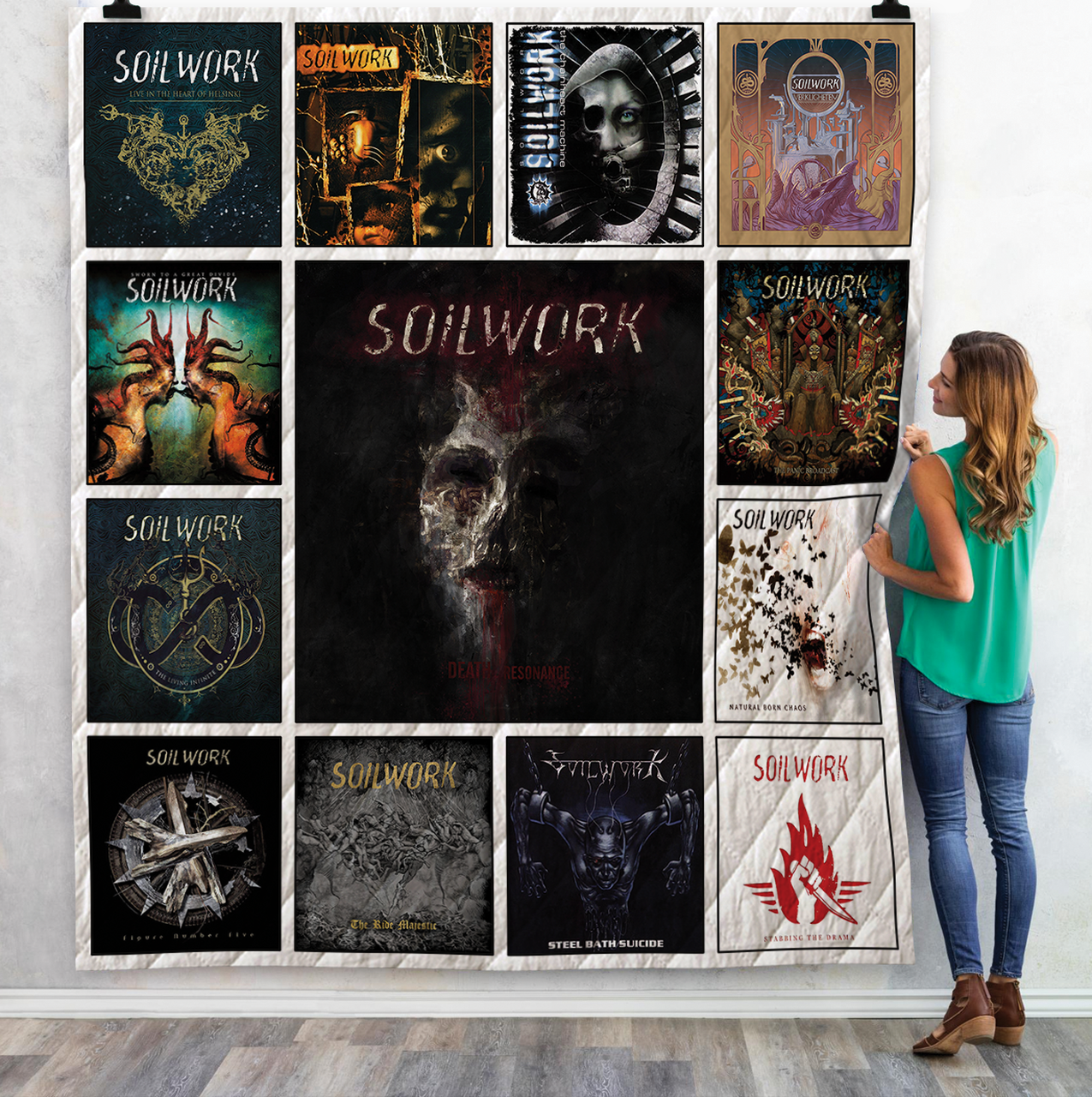 Soilwork Albums Quilt Blanket