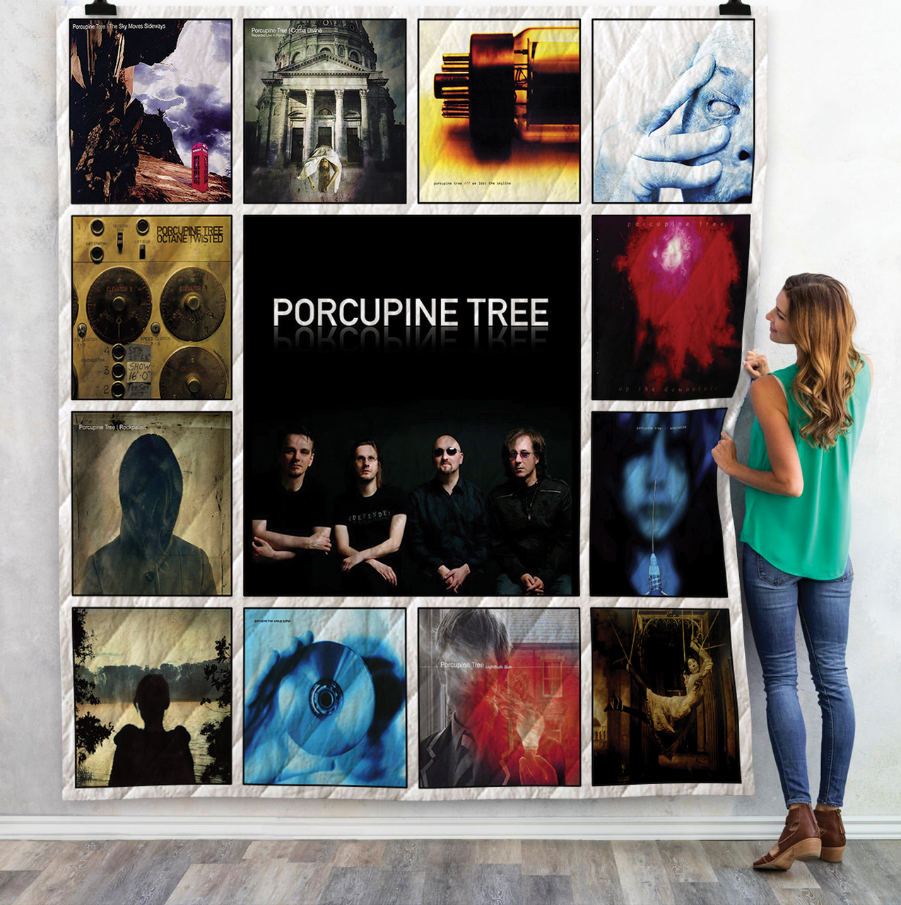 Porcupine Tree Albums Quilt Blanket