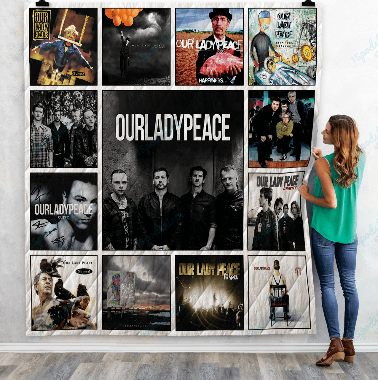 Our Lady Peace Albums Quilt Blanket