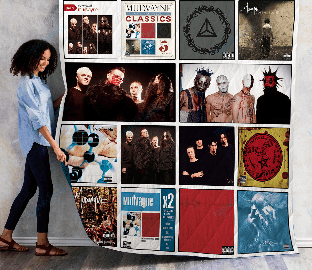 Mudvayne Albums Quilt Blanket