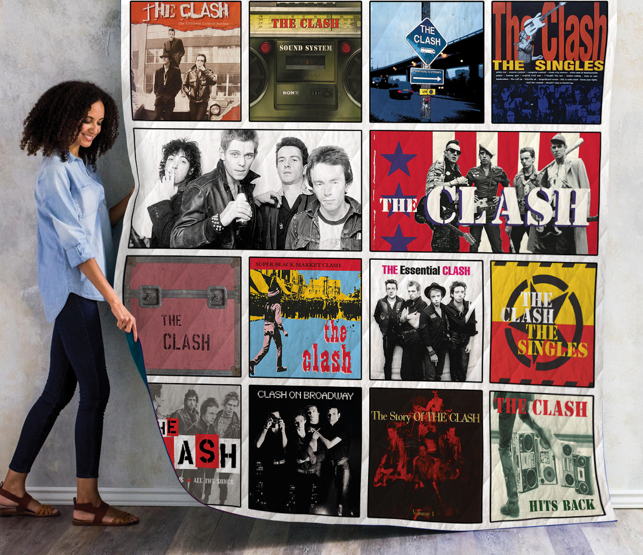 The Clash Complication Albums Quilt Blanket For Fans