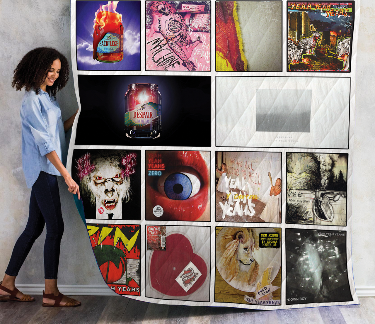 Yeah Yeah Yeahs Albums Quilt Blanket For Fans