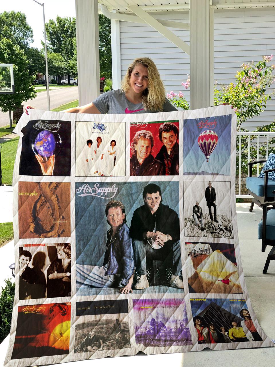 Air Supply Albums Quilt Blanket