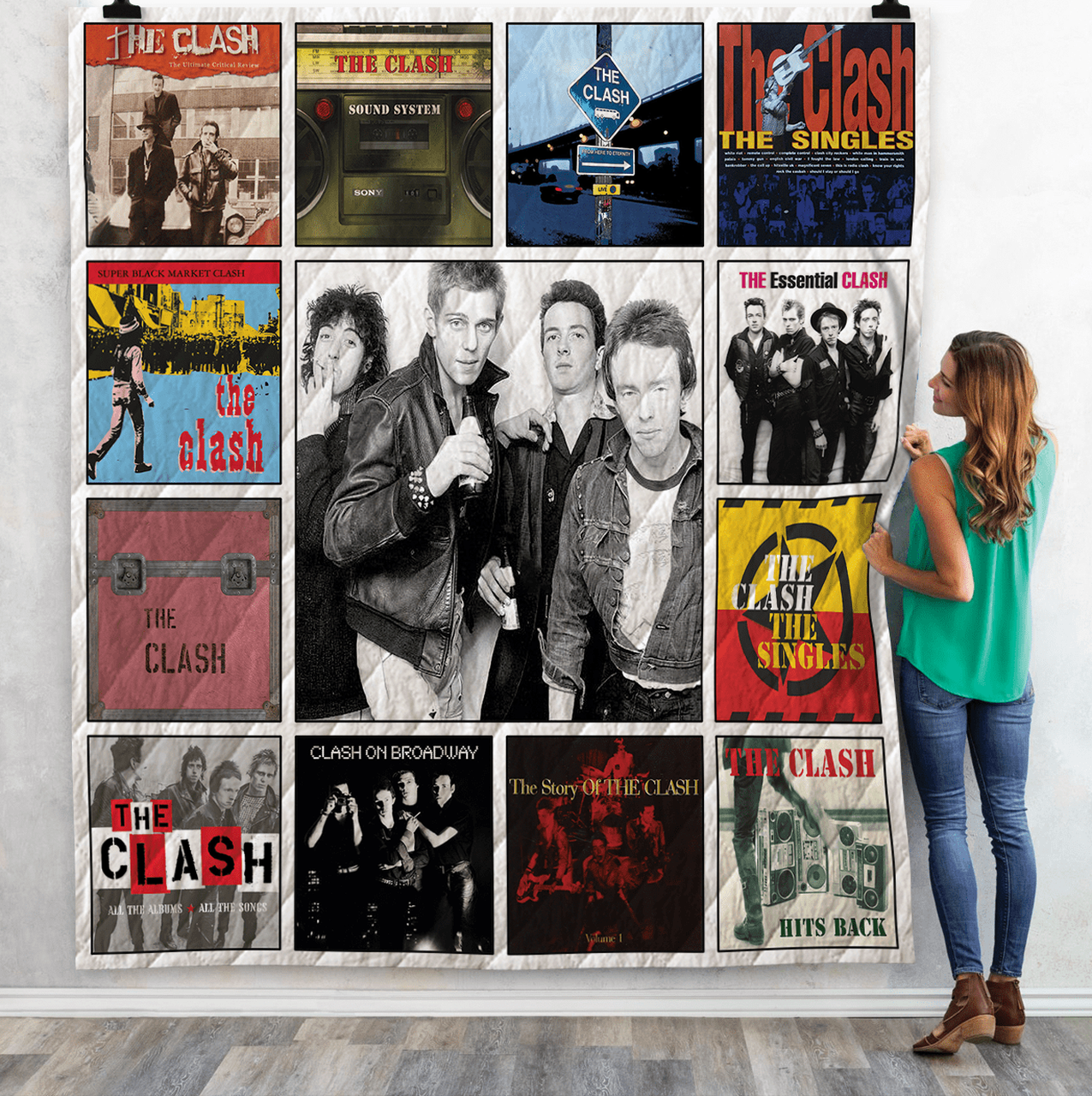 The Clash Complication Albums Quilt Blanket For Fans