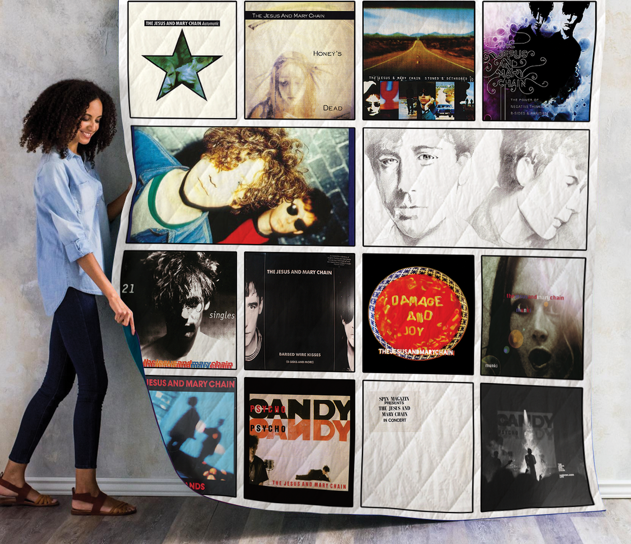 The Jesus And Mary Chain Albums Quilt Blanket For Fans