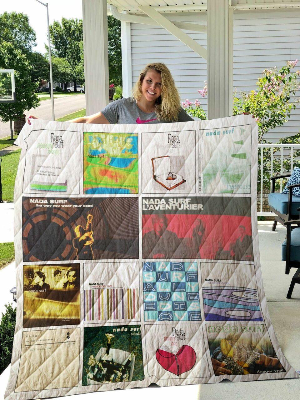 Nada Surf Singles Albums Quilt Blanket