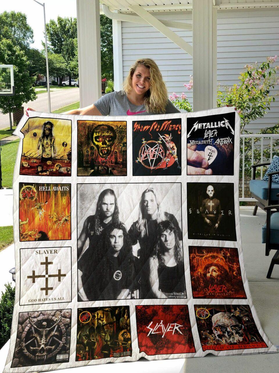 Slayer Albums Quilt Blanket For Fans