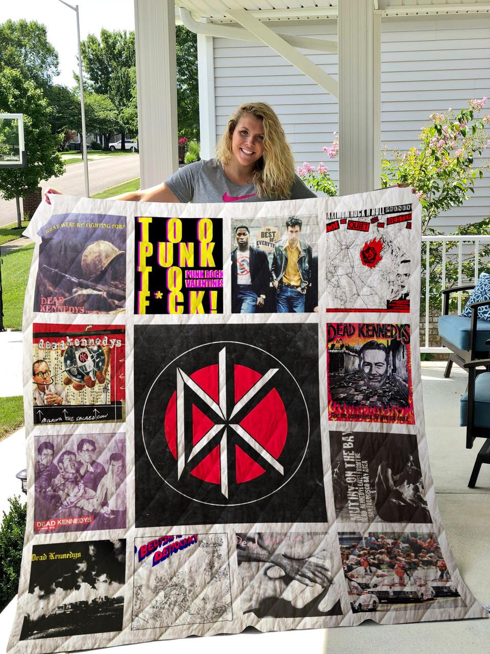 Dead Kennedys Albums Quilt Blanket