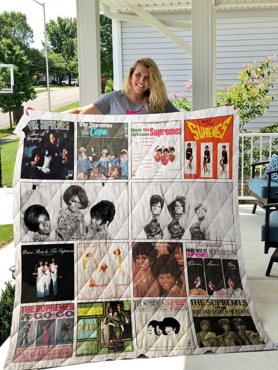 The Supremes Albums Quilt Blanket