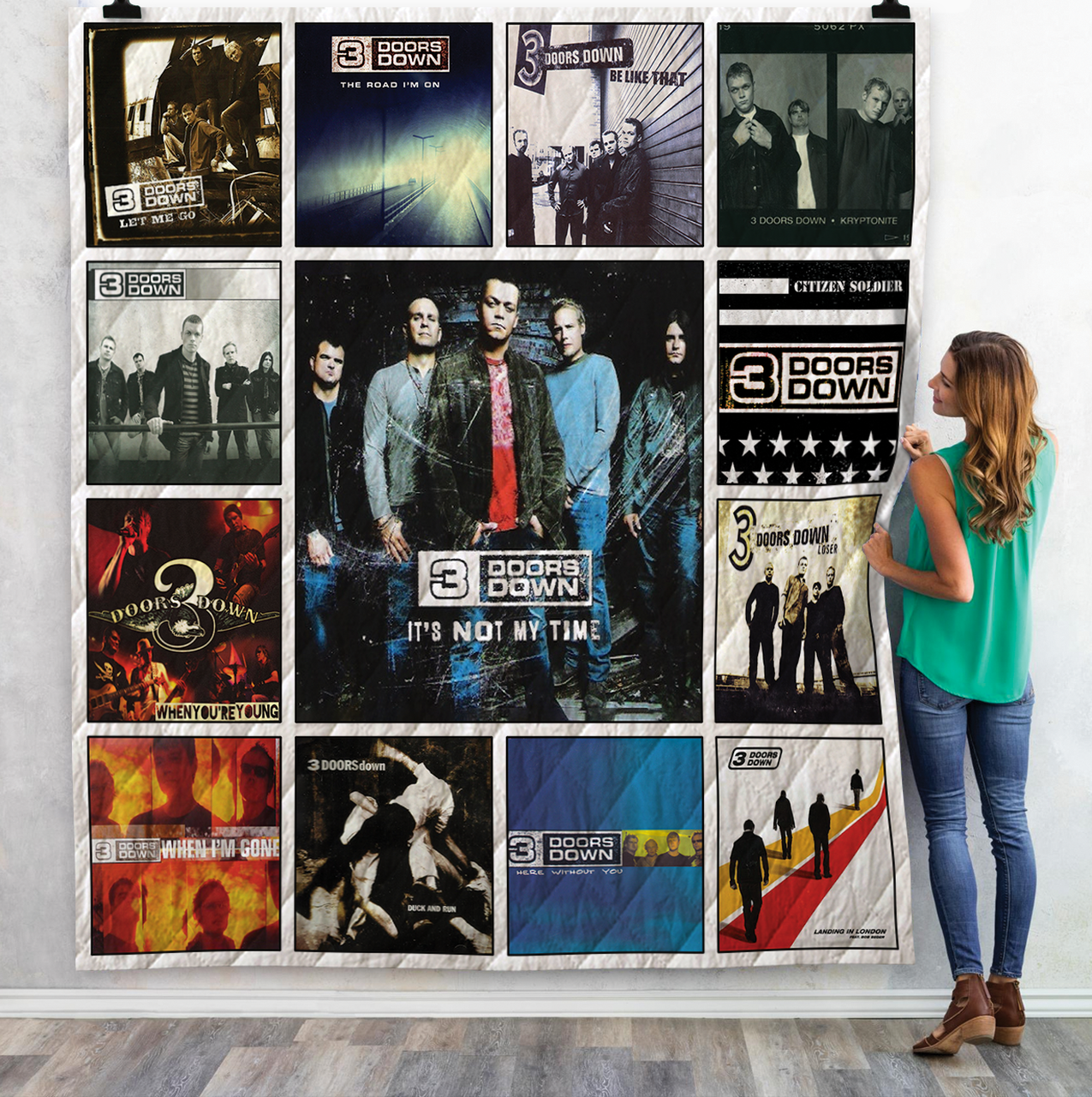 3 Doors Down Albums Quilt Blanket For Fans
