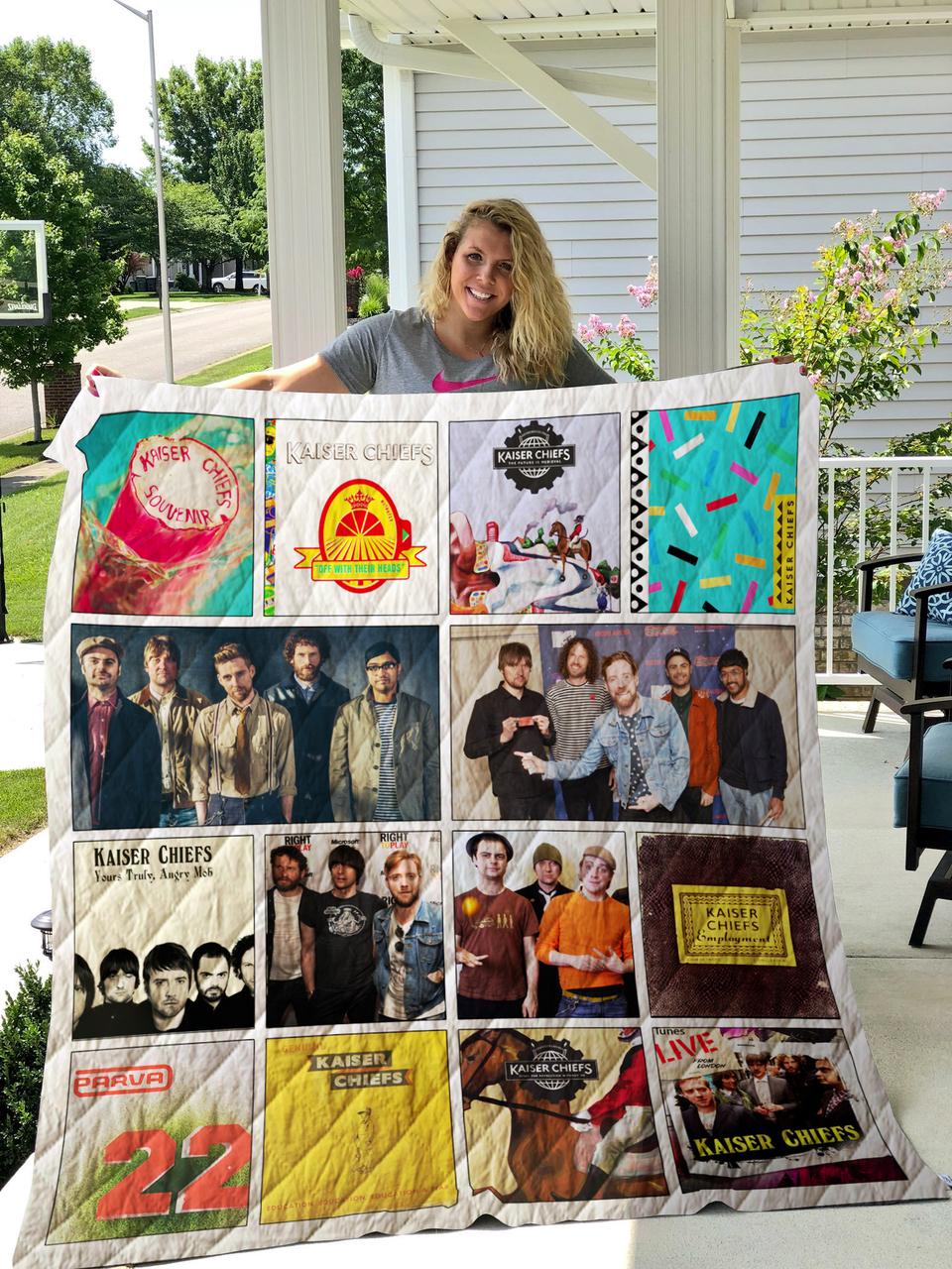 Kaiser Chiefs Albums Quilt Blanket For Fans