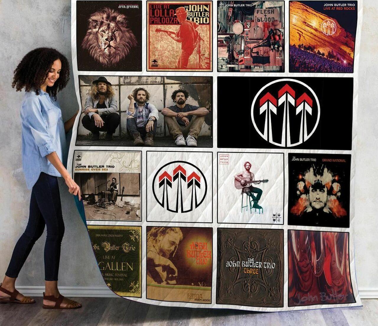 John Butler Trio Albums Quilt Blanket