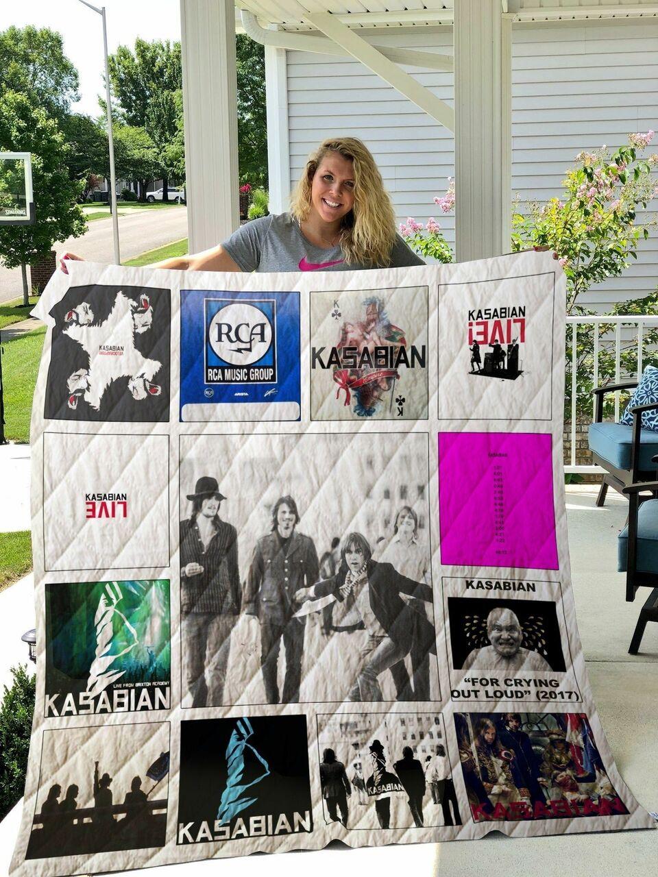 M Kasabian Albums Quilt Blanket For Fans
