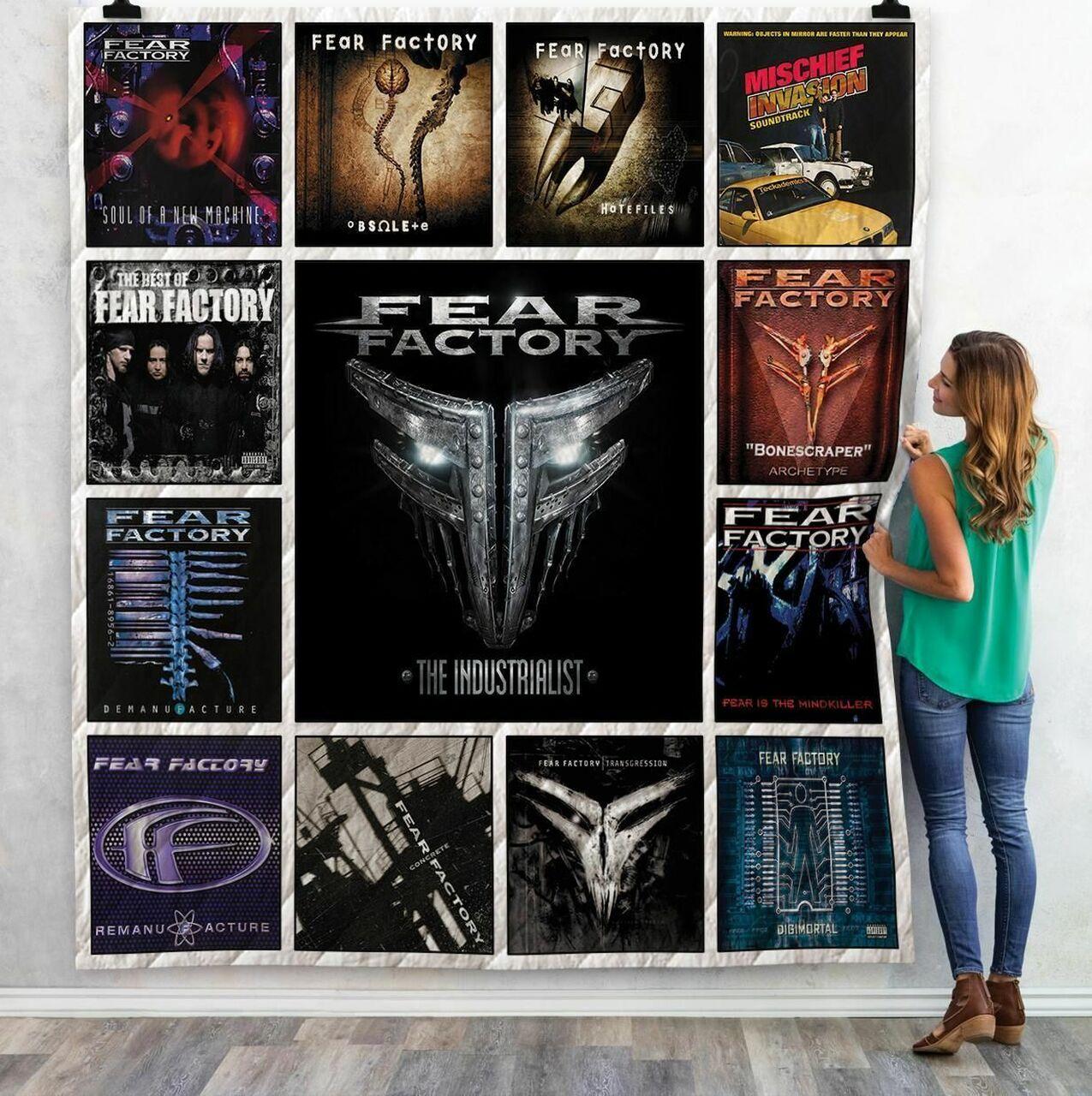 Fear Factory Albums Quilt Blanket
