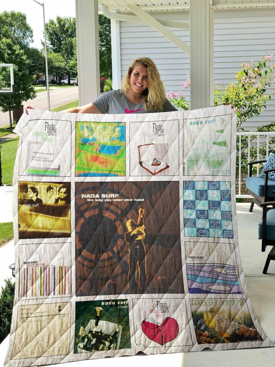 Nada Surf Singles Albums Quilt Blanket