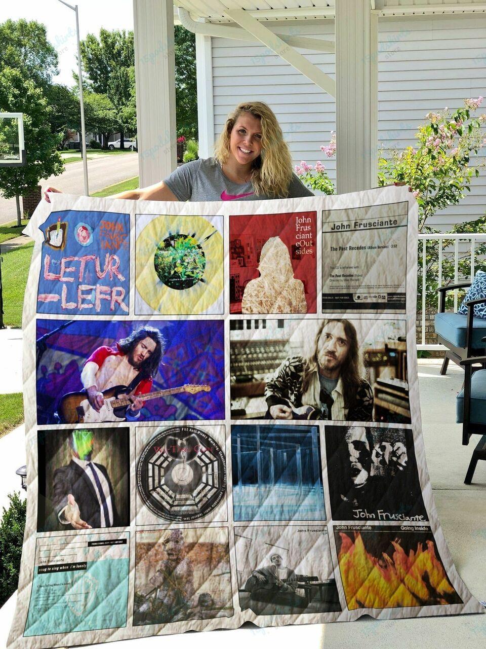 M John Frusciante Albums Quilt Blanket For Fans