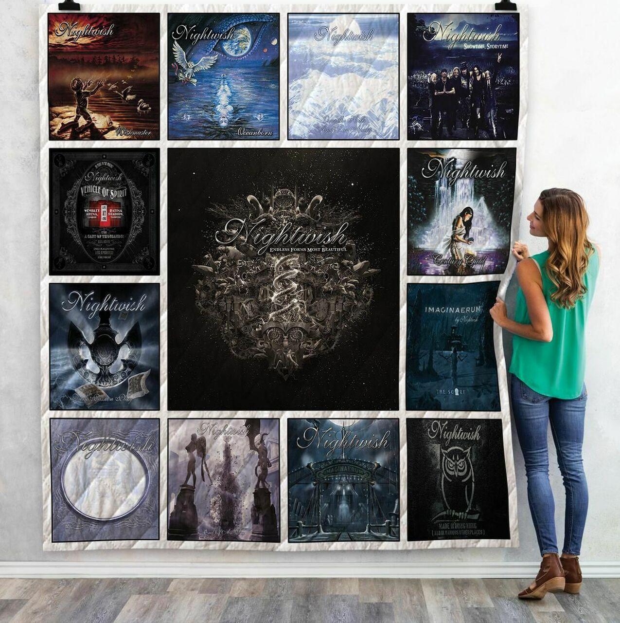 Nightwish Albums Quilt Blanket