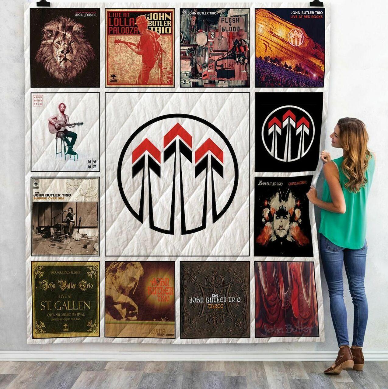 John Butler Trio Albums Quilt Blanket