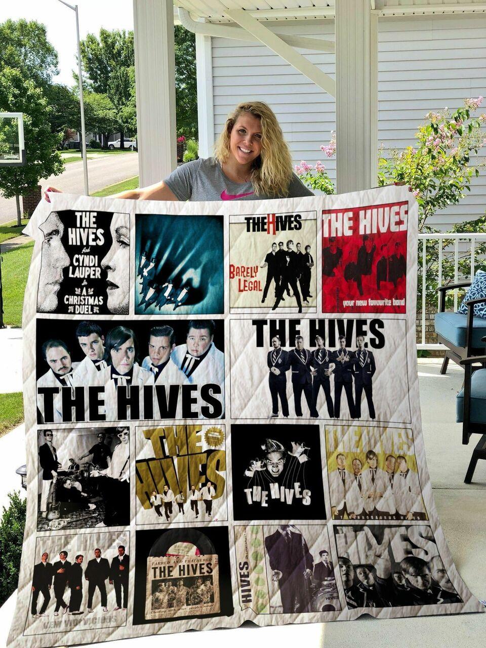 The Hives Albums Quilt Blanket