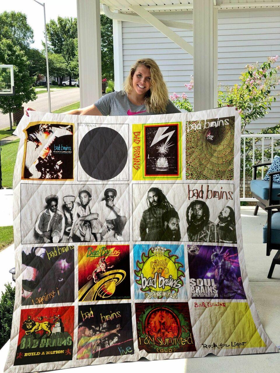 Bad Brains Albums Quilt Blanket