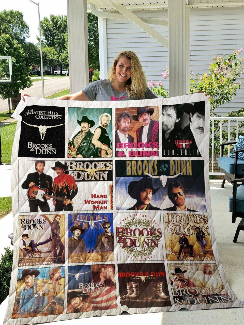 Brooks X Amp Amp Dunn Albums Quilt Blanket