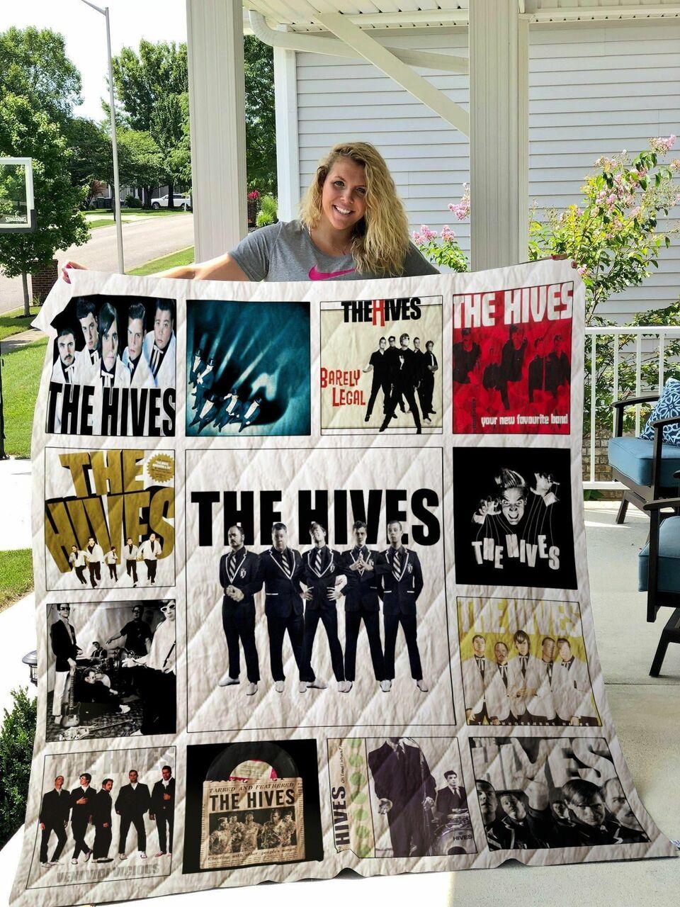 The Hives Albums Quilt Blanket