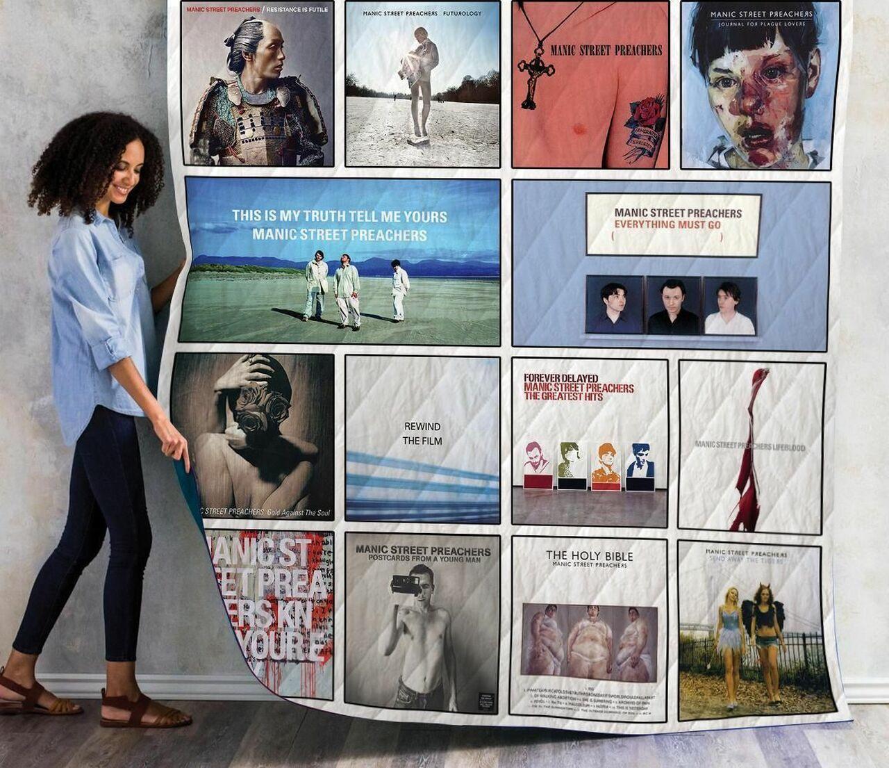 Manic Street Preachers Albums Quilt Blanket