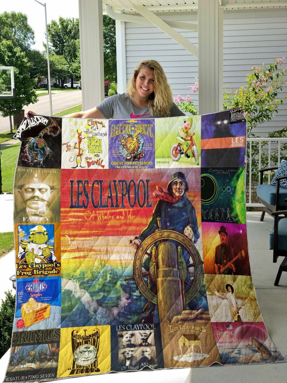 Les Claypool Albums Quilt Blanket For Fans