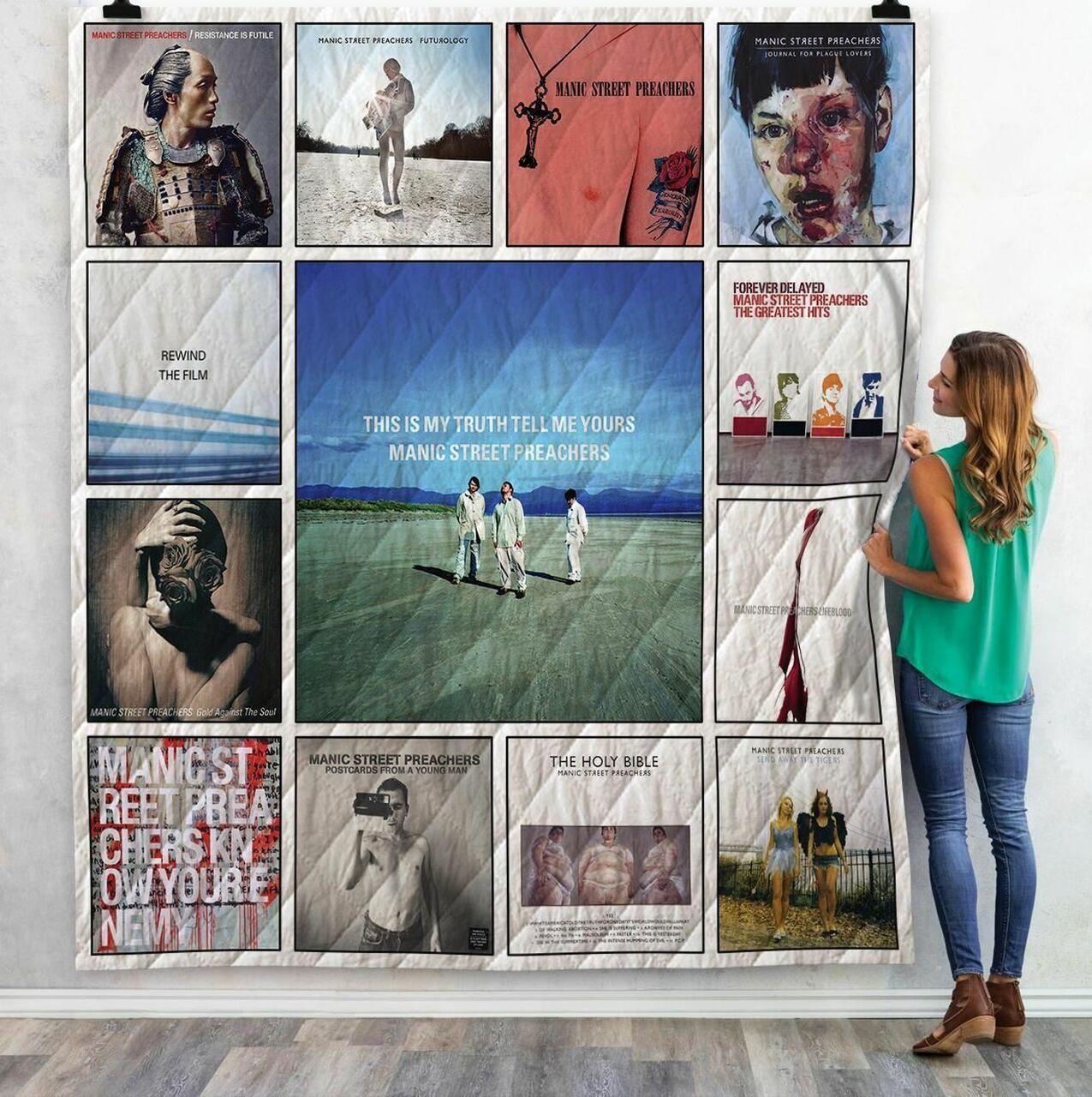 Manic Street Preachers Albums Quilt Blanket