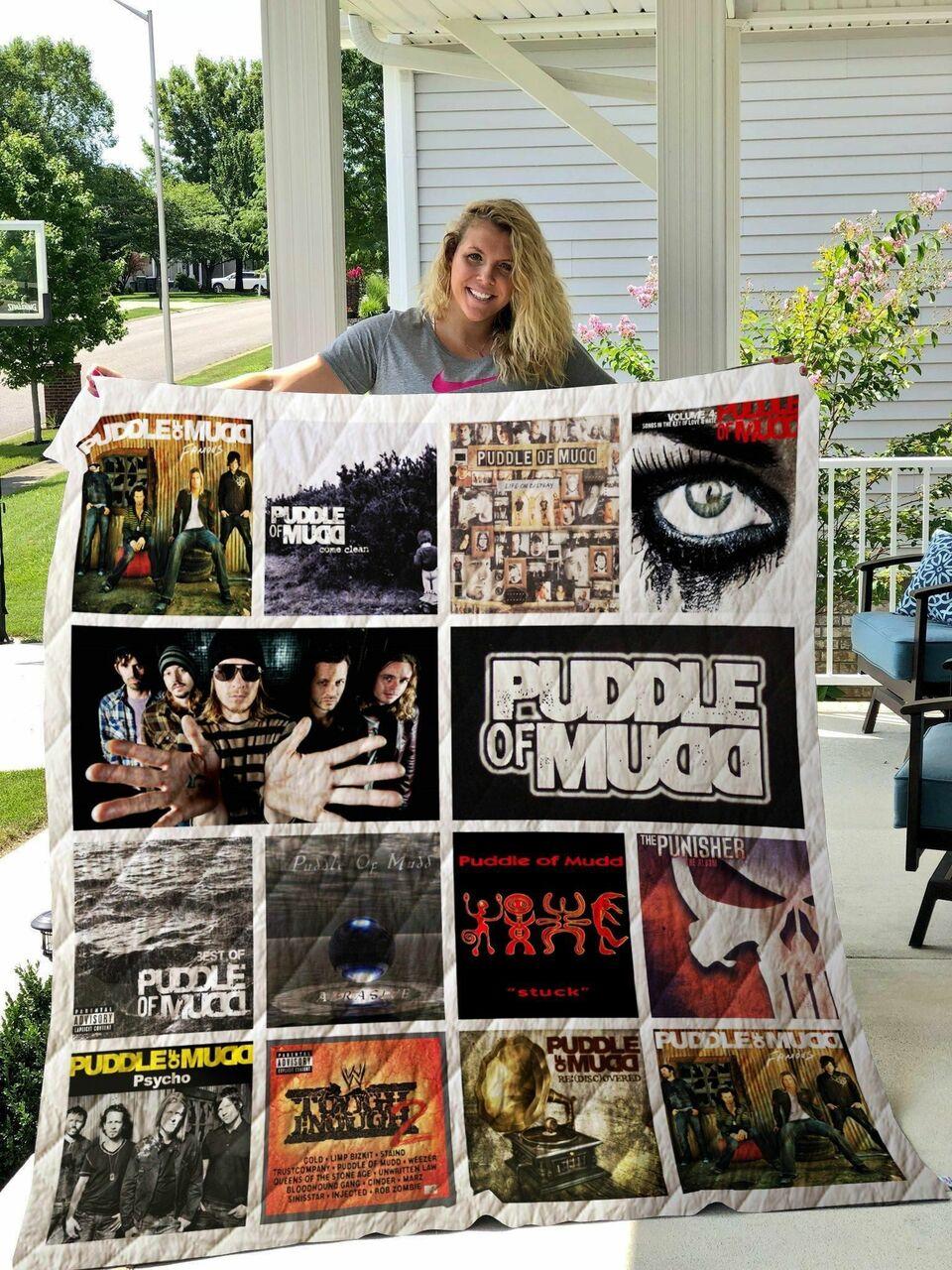 Puddle Of Mudd Albums Quilt Blanket