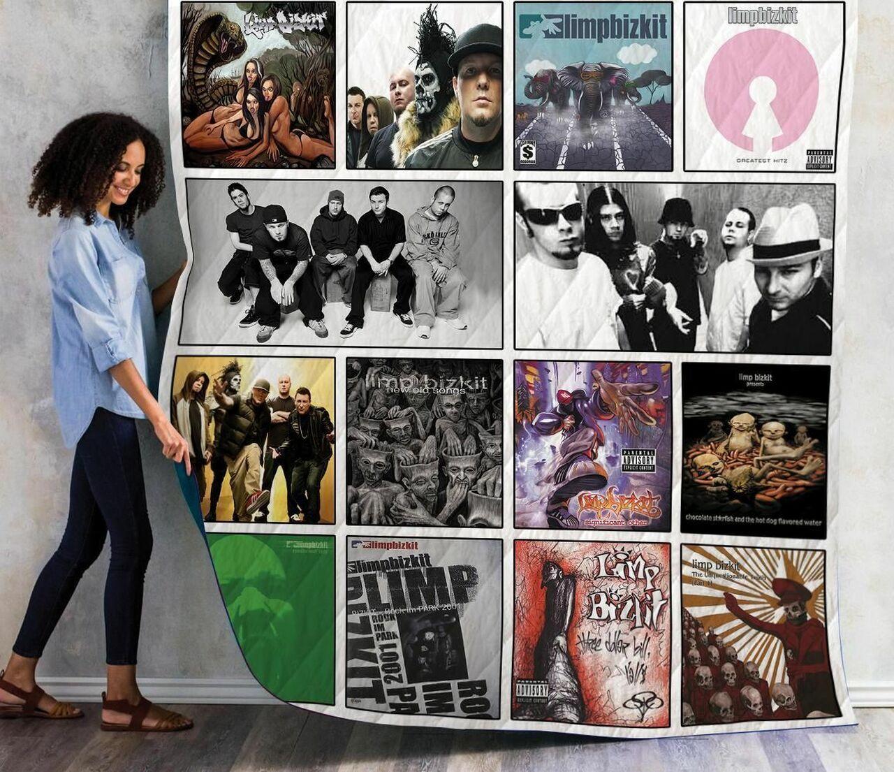 Limp Bizkit Albums Quilt Blanket