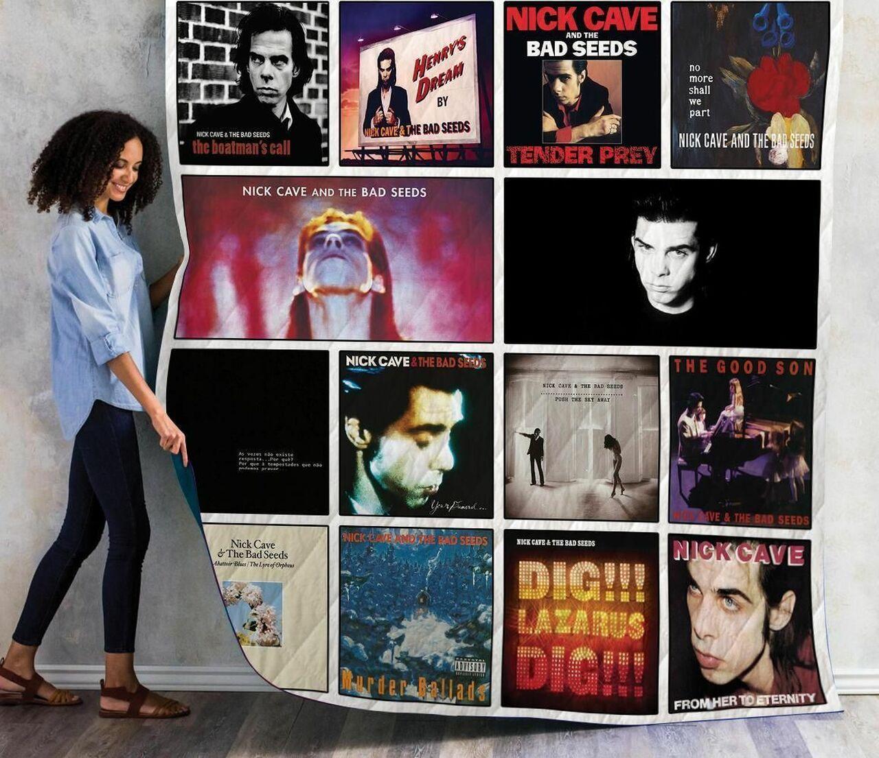 Nick Cave And The Bad Seeds Albums Quilt Blanket