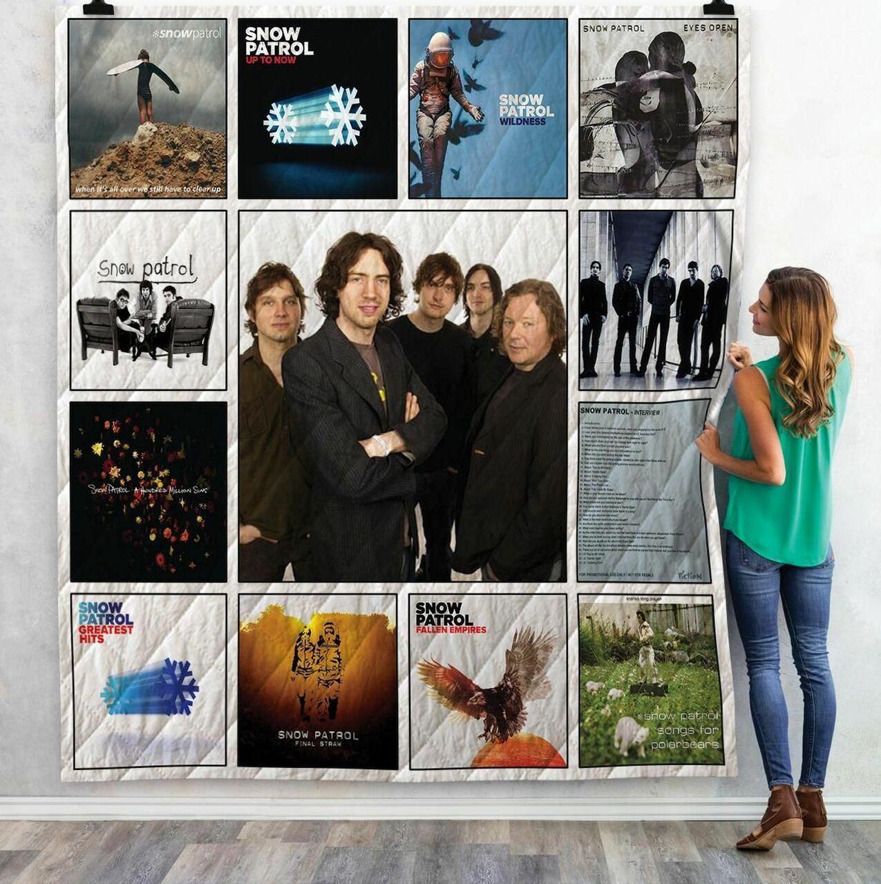 Snow Patrol Albums Quilt Blanket
