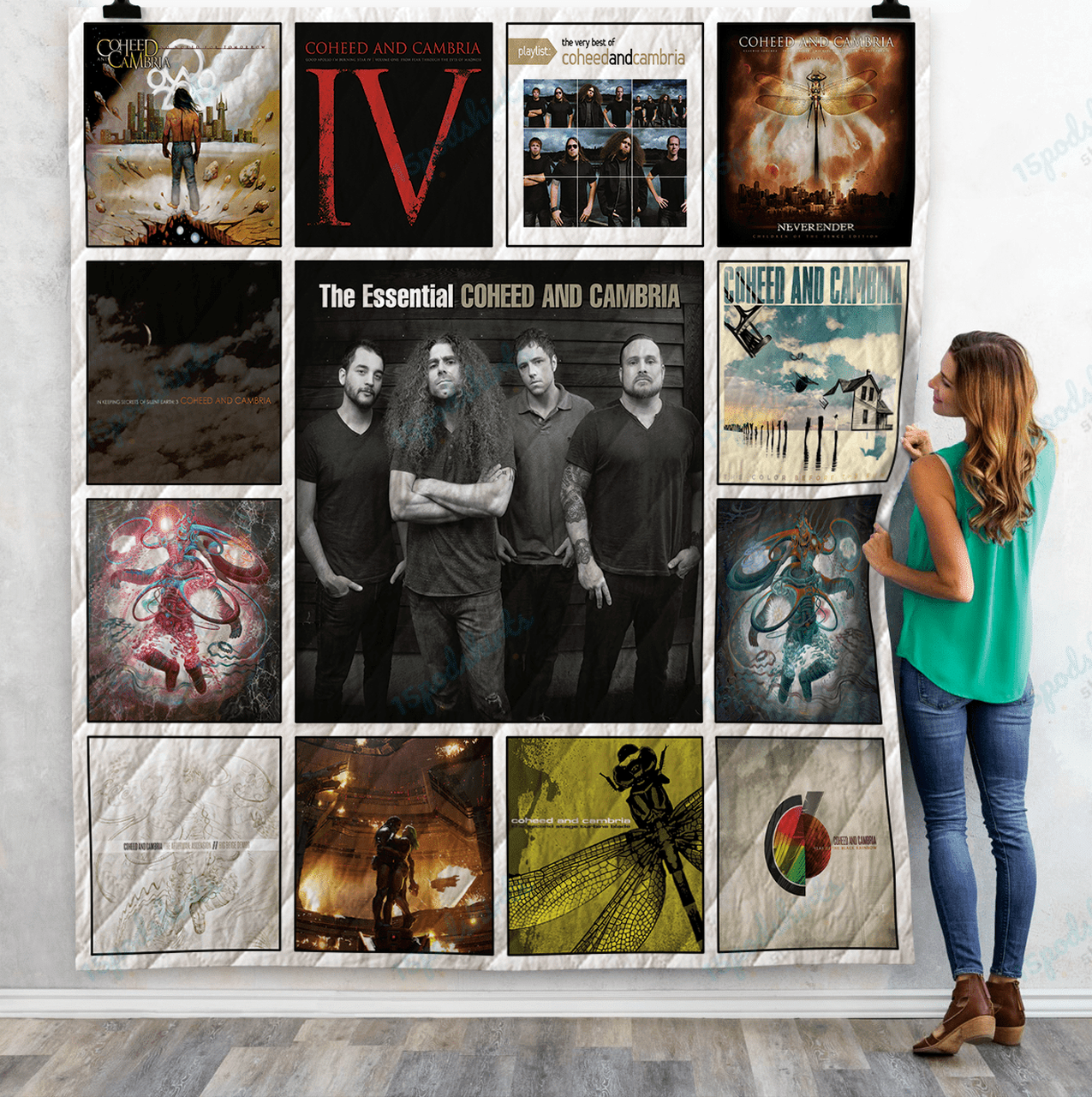 Coheed And Cambria Albums Quilt Blanket