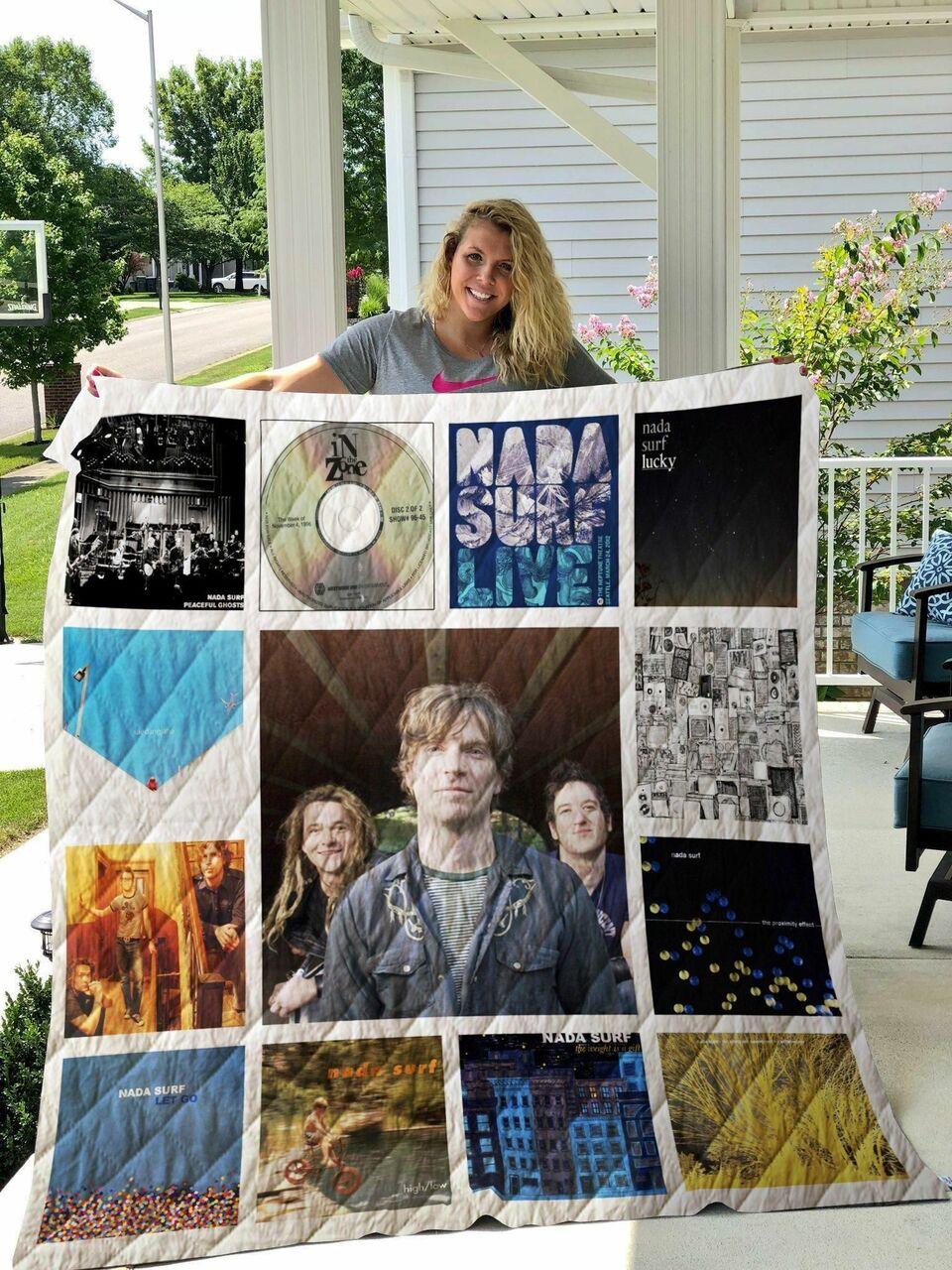 Nada Surf Albums Quilt Blanket