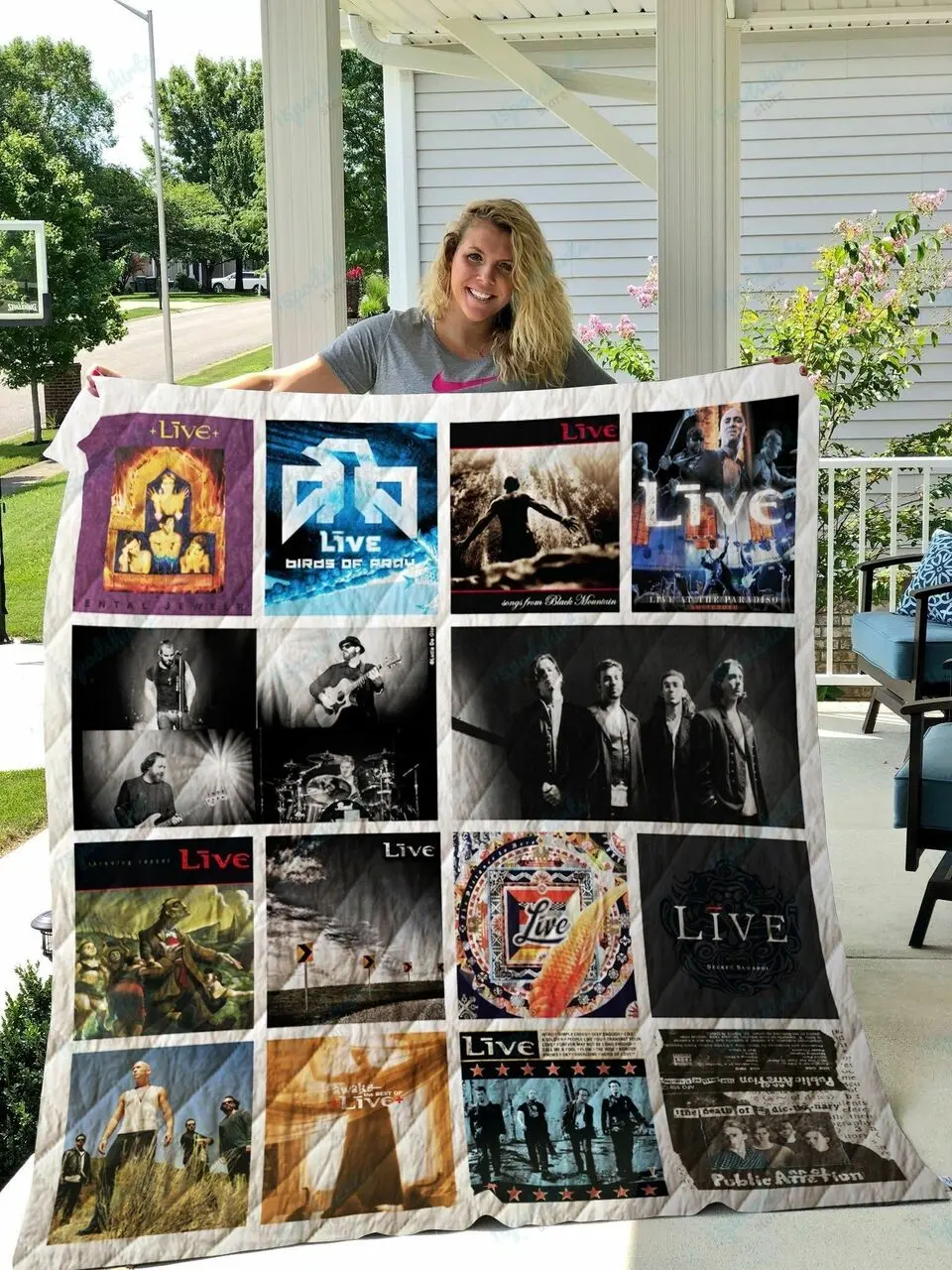 M Live Albums Quilt Blanket For Fans