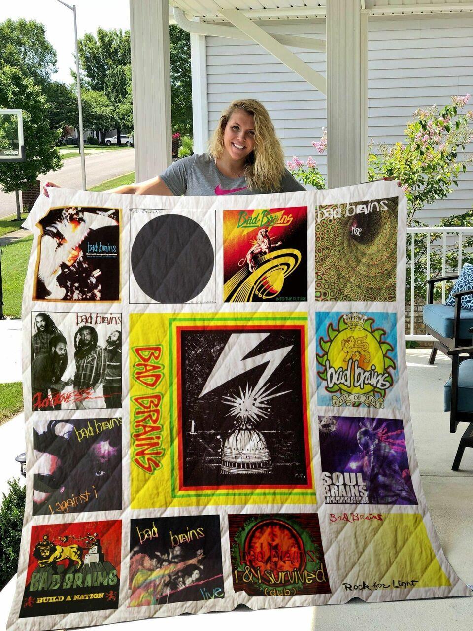 Bad Brains Albums Quilt Blanket