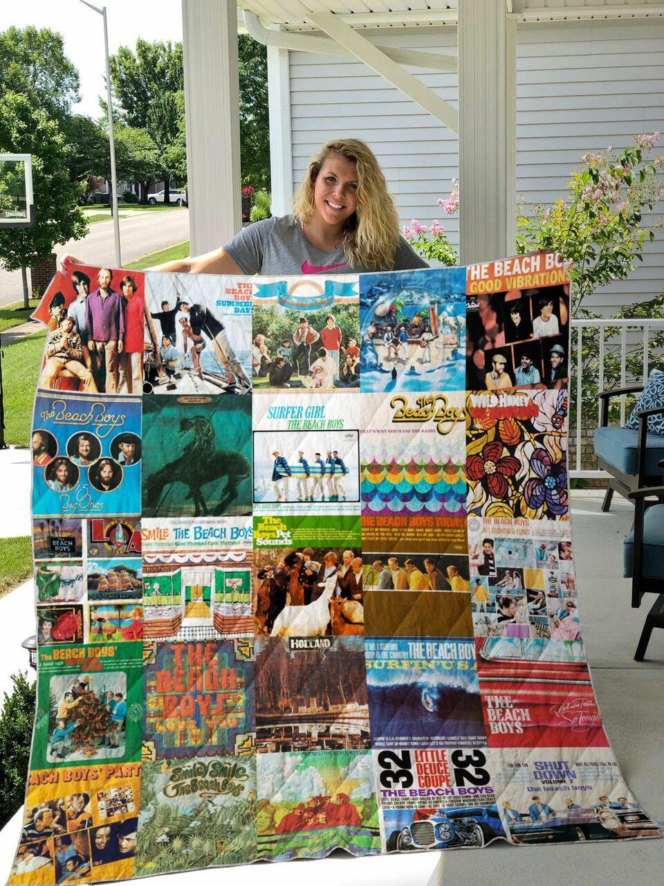 The Beach Boys Albums Quilt Blanket For Fans
