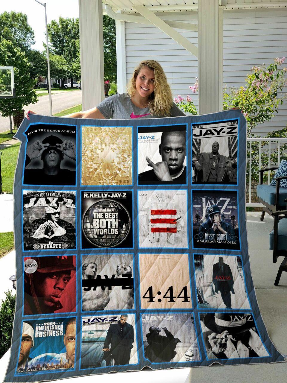 Jay Z Albums Quilt Blanket