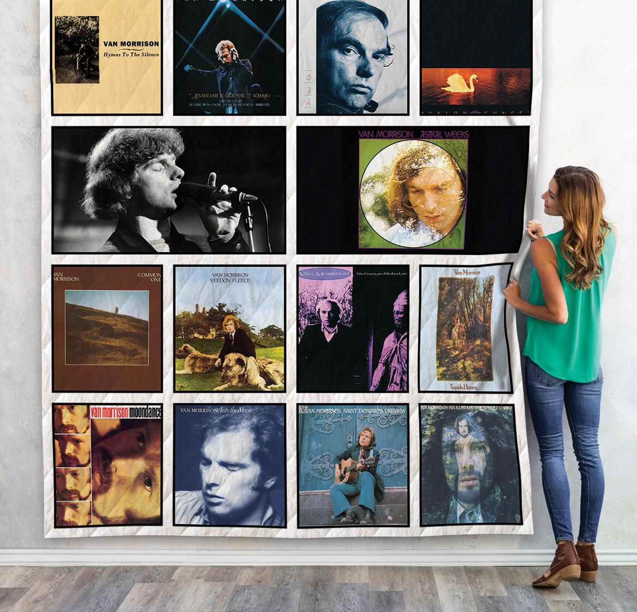 Van Morrison Albums Quilt Blanket