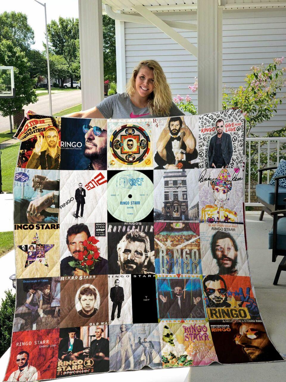 Ringo Starr Albums Quilt Blanket For Fans