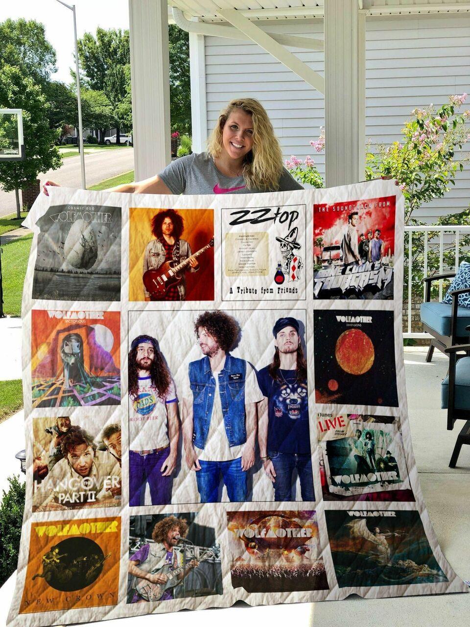 Wolfmother Albums Quilt Blanket